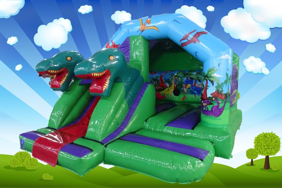3d dinosaur bouncy castle