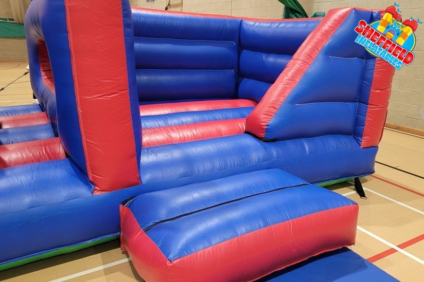 Obstacle course hire Sheffield entrance