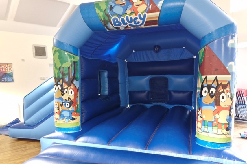 Bluey Bouncy Castle Hire Combo