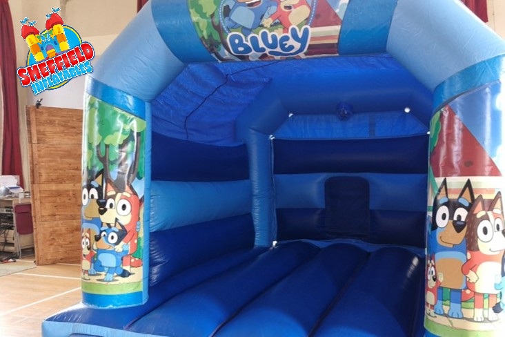 Medium Bluey Bouncy Castle Hire Chesterfield