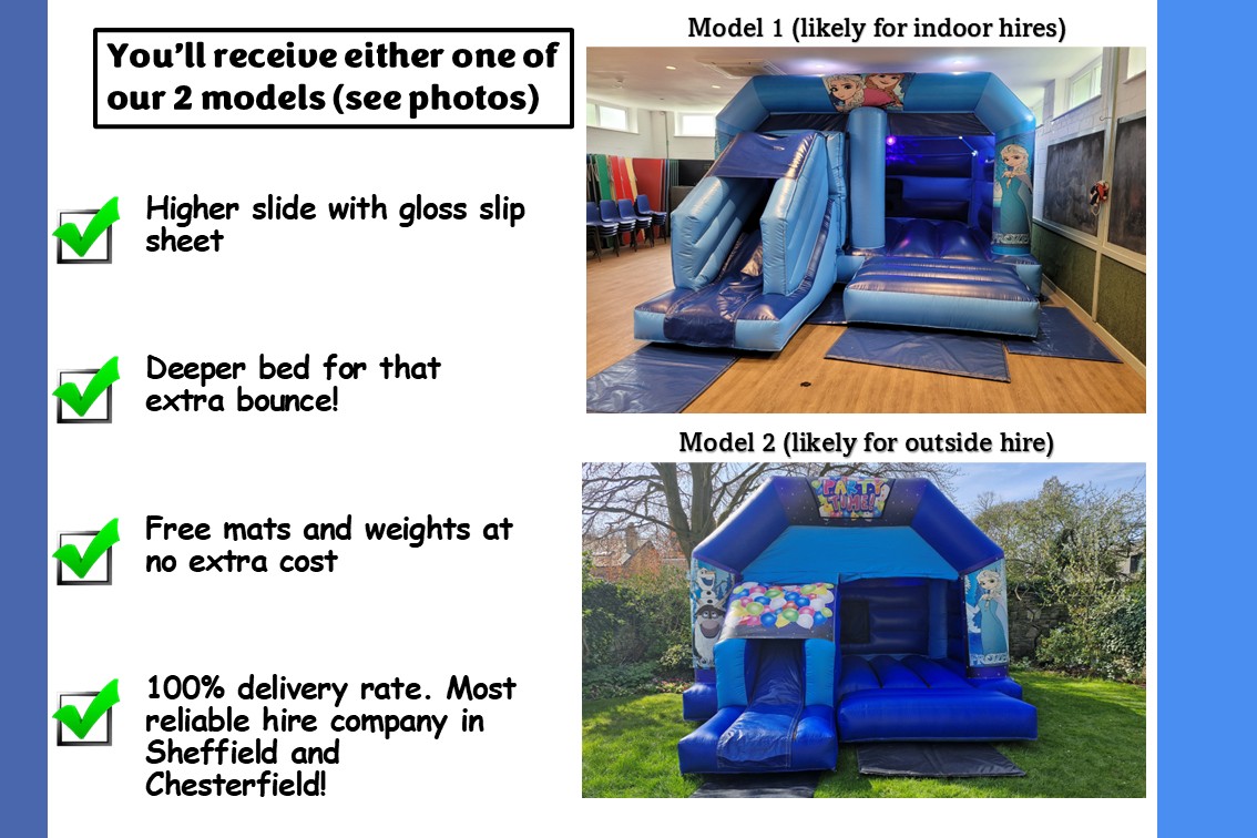 2 Frozen bouncy castle models