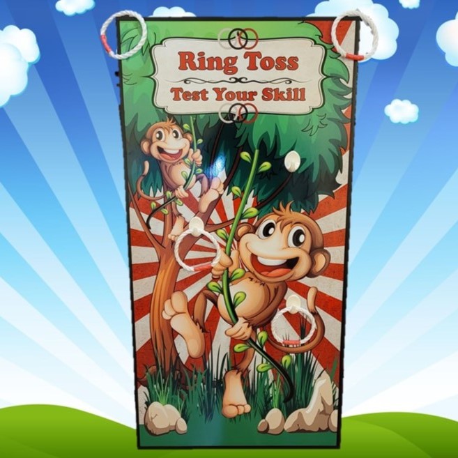 Monkey hoopla game