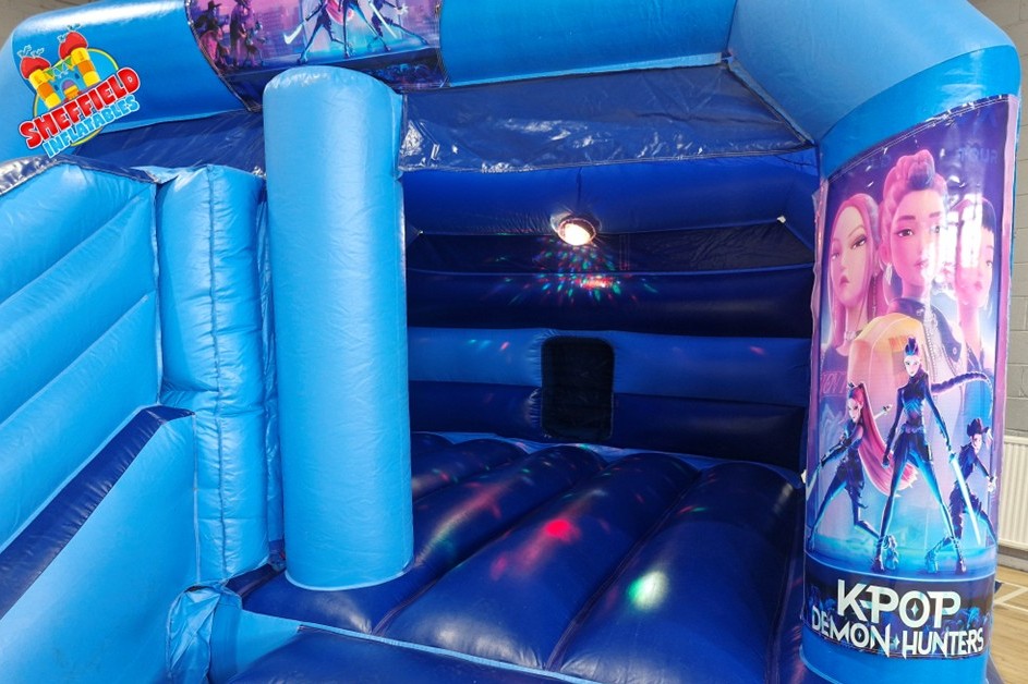 KPop Disco Bouncy Castle Hire Chesterfield Image KPop Disco Bouncy Castle Hire Chesterfield