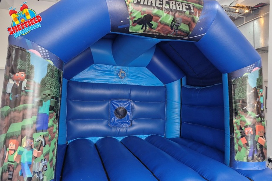 Inside Minecraft Bouncy Castle
