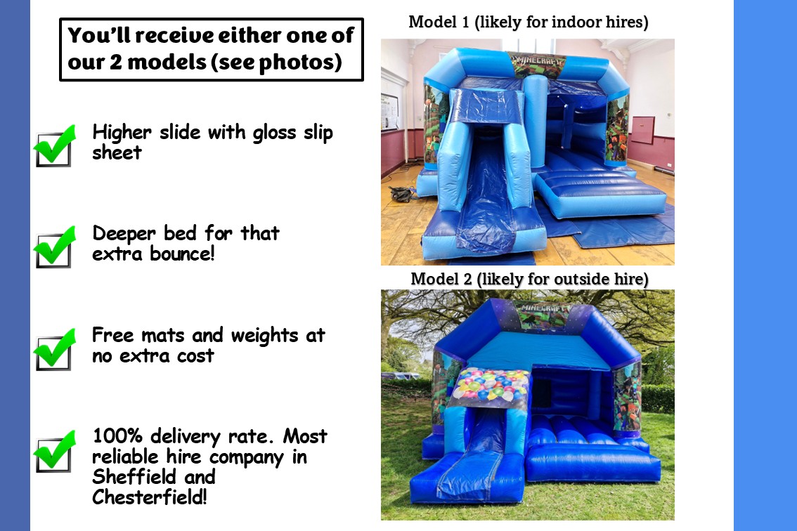 Minecraft bouncy castle options