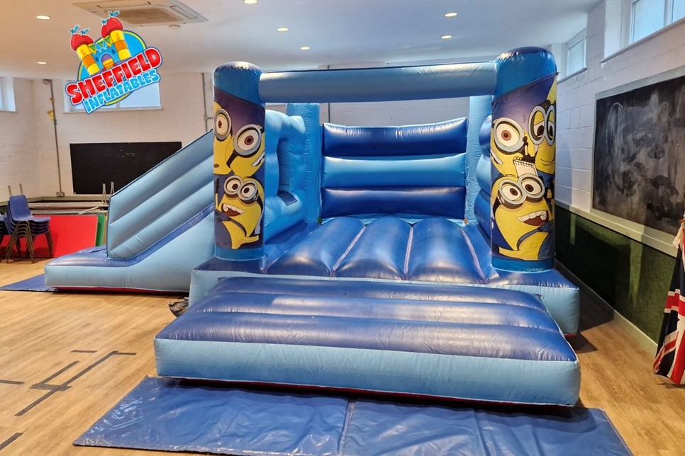 Minions low height bouncy castle hire