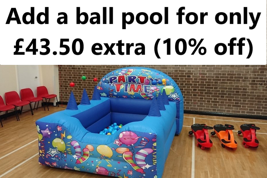 A picture of the ball pit for hire in Sheffield, Chesterfield and Rotherham
