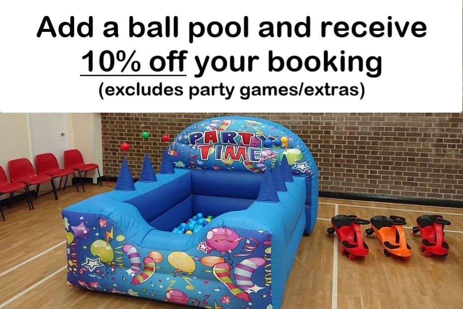 A picture of a ball pit for hire in Sheffield