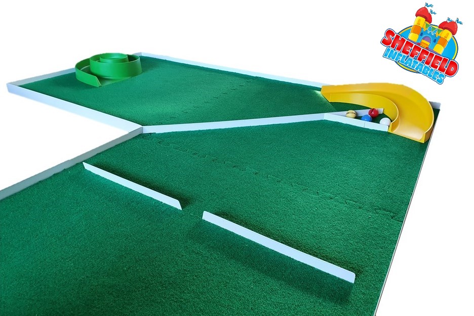 close up of our golf game