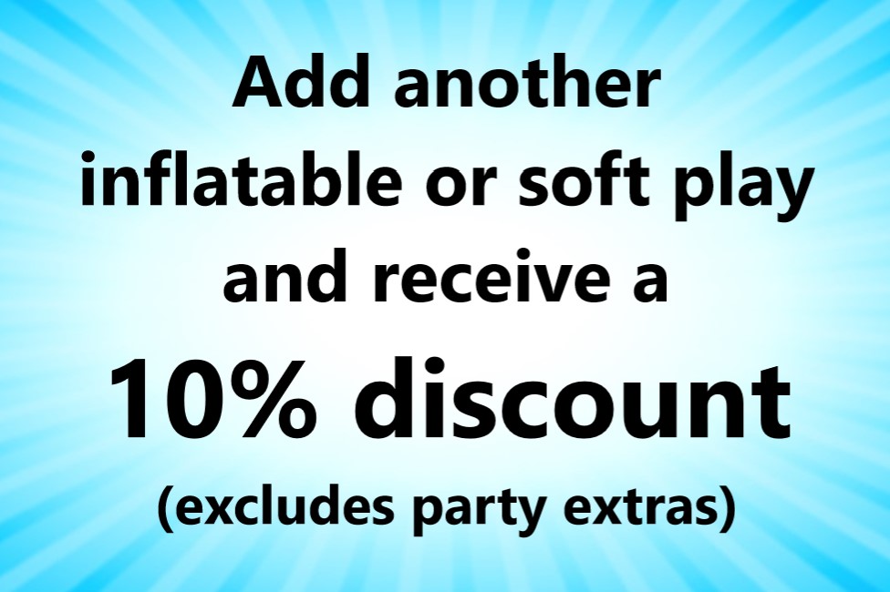 A picture of our discount bouncy castle hire offer in Rotherham