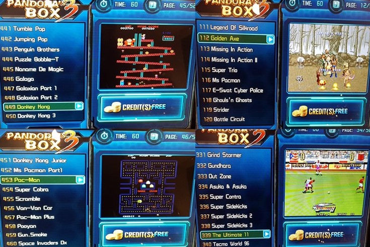 Screenshot of more games
