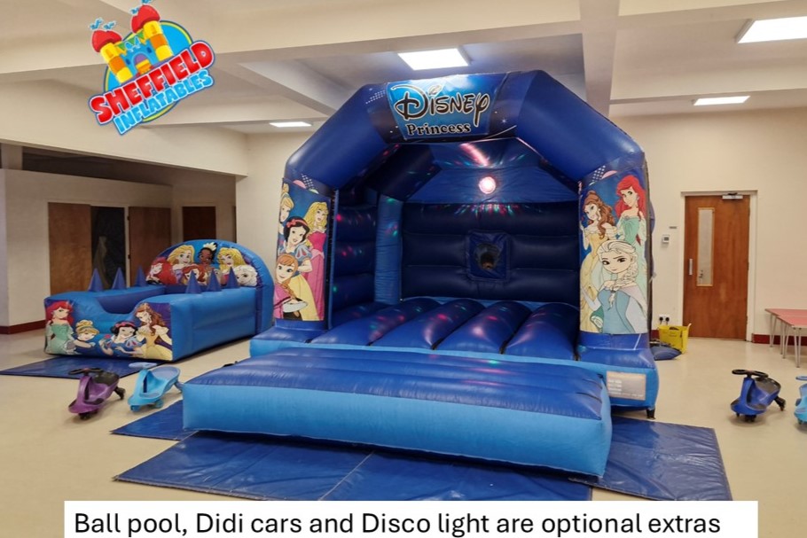 Princess bouncy castle hire Sheffield and Chesterfield