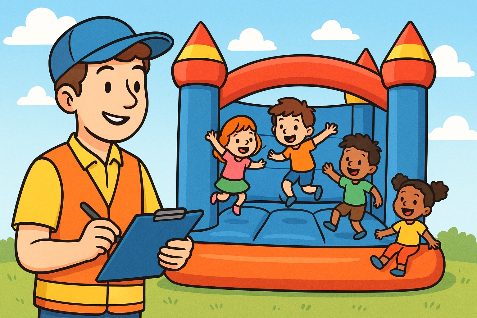 Are bouncy castles safe image