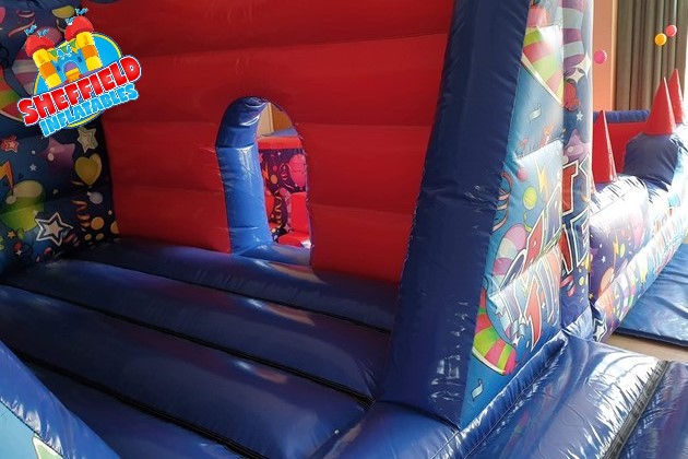 Soft play hire in Rotherham in party time theme