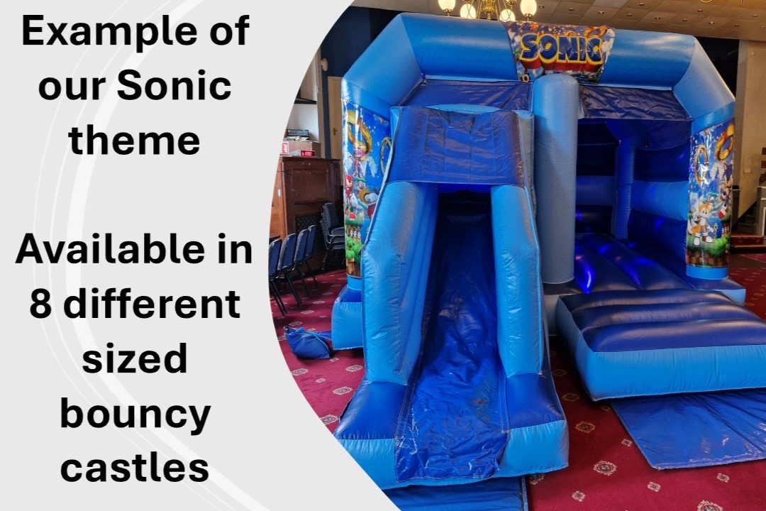 Sonic Bouncy Castle Hire theme Sonic Bouncy Castle theme