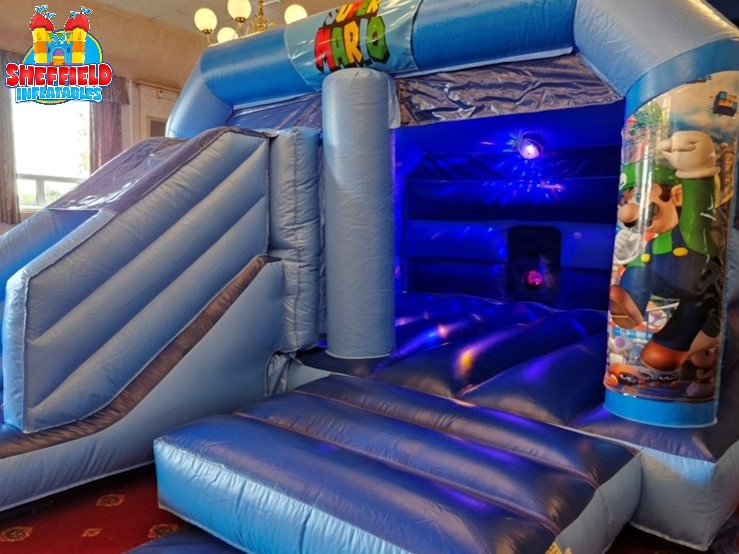 Mario disco bouncy castle hire 