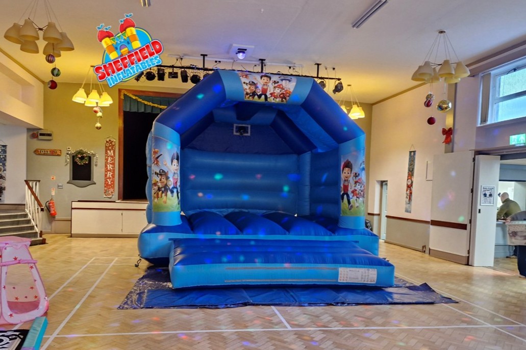 Inside the Lomas Hall in Sheffield