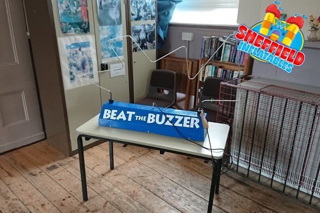 Buzz wire game hire in Sheffield and Chesterfield
