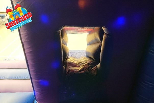 Extra Large disco bouncy castle combo hire in Sheffield, Chesterfield and Rotherham