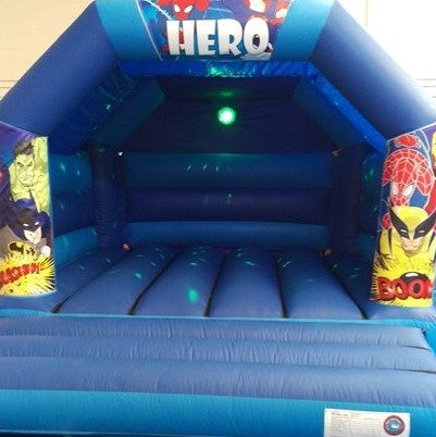Large Heroes Bouncy Castle Hire in Sheffield