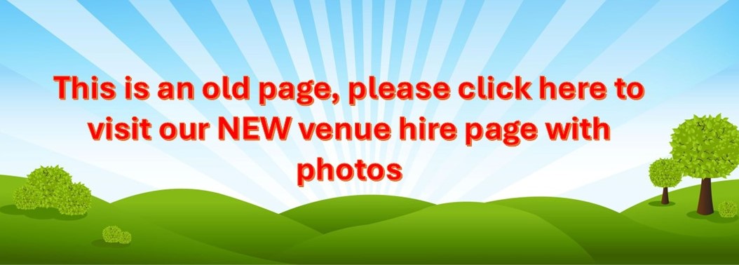 Link image for new venue hire page New venue hire page banner