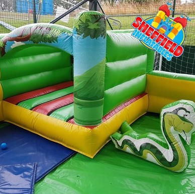 Bouncy castle in the play arena
